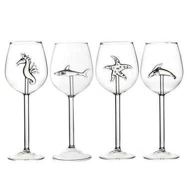 Shark Wine Glass